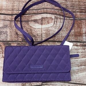 Vera Bradley Purple Quilted Crossbody Bag